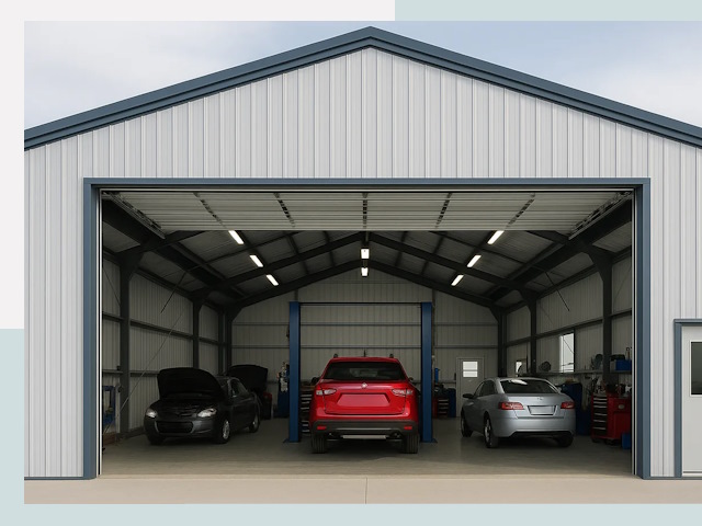 Ангары из сэндвич панелей от 622 руб. в Куйбышев