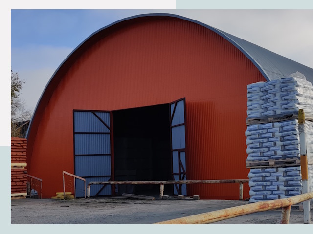 Полукруглые ангары по цене от 622 руб. в Куйбышев