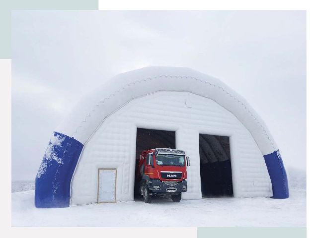 Мобильные ангары в Куйбышеве