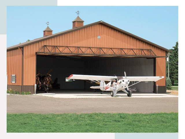 Ангары для самолетов в Куйбышеве