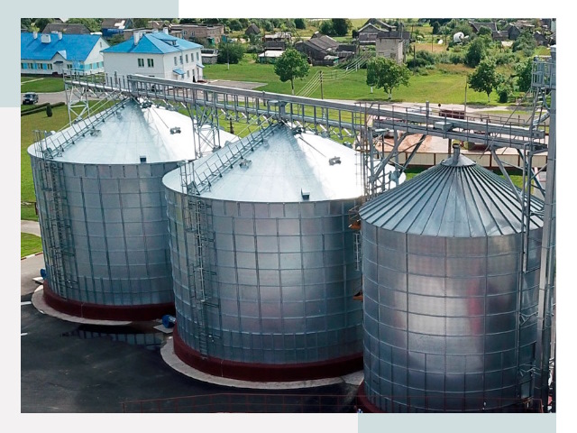 Металлические силосы в Куйбышеве