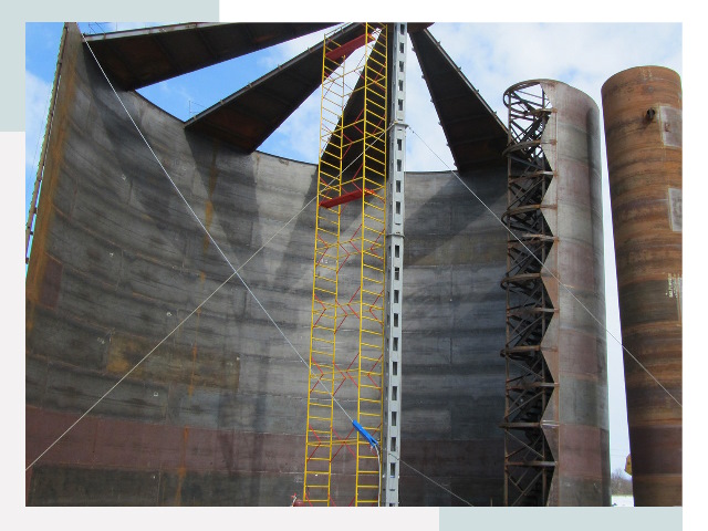 Строительство резервуаров в Куйбышеве