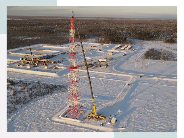 Мачты связи в Куйбышеве