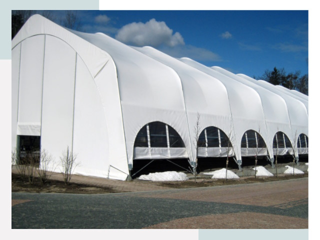Каркасно-тентовые сооружения в Куйбышеве