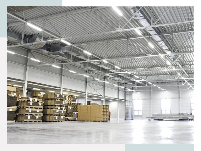 Освещение ангаров в Куйбышеве