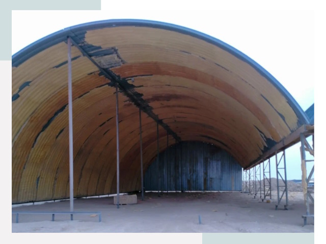 Реконструкция ангаров в Куйбышеве