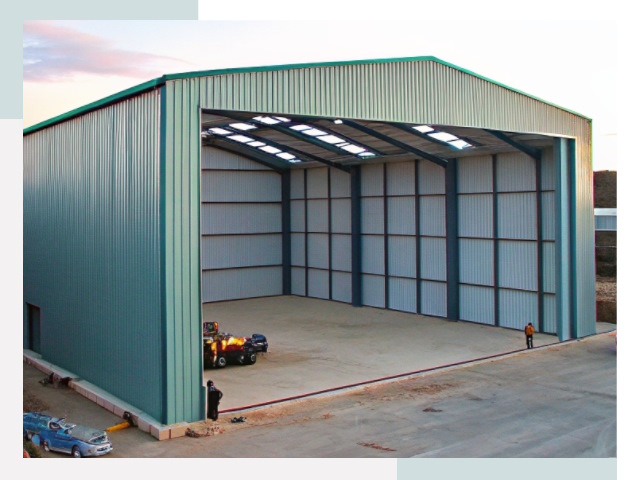 Строительство ангаров в Куйбышеве